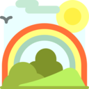 sun,weather,nature,rainbow,atmospheric,spectrum