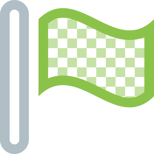 Flag, green, location, map, marker, pin, pointer icon