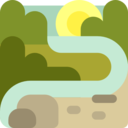 landscape,nature,field,river