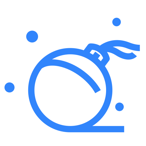 Bauble, christmas, newyear, snow icon