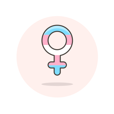 Female, sign, transgender icon