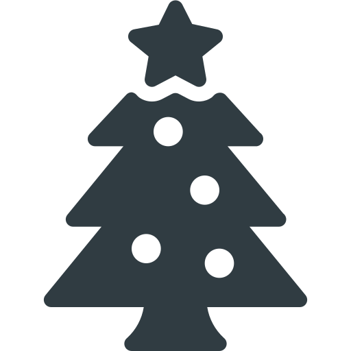 Christmas, ornament, star, tree, xmas icon