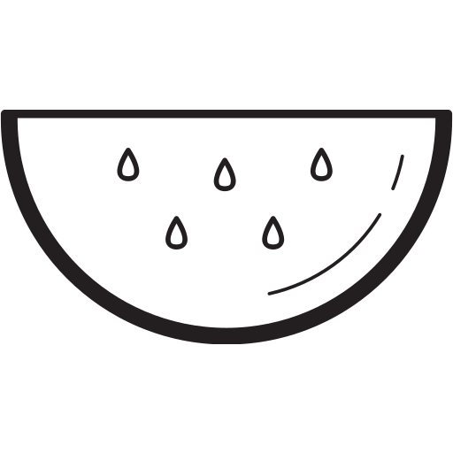 Fruit, fruits, watermelon icon