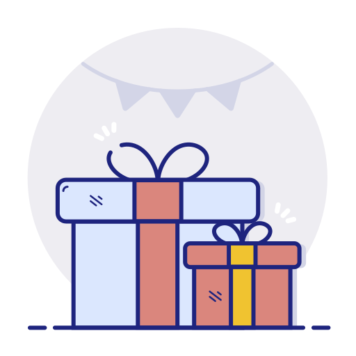 Box, celebration, gift, package, party, present icon