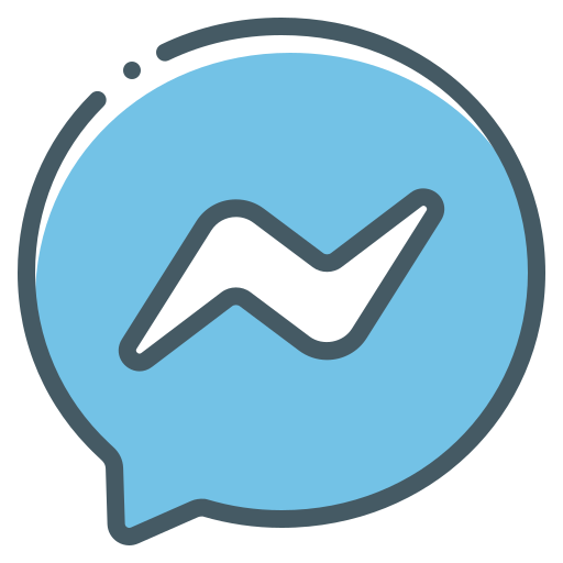 Facebook, logo, messenger icon