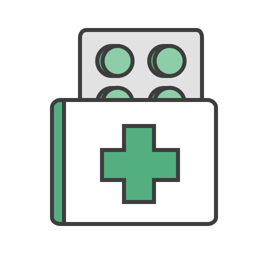 Care, health, journey, medicine, pill, pills, travel icon