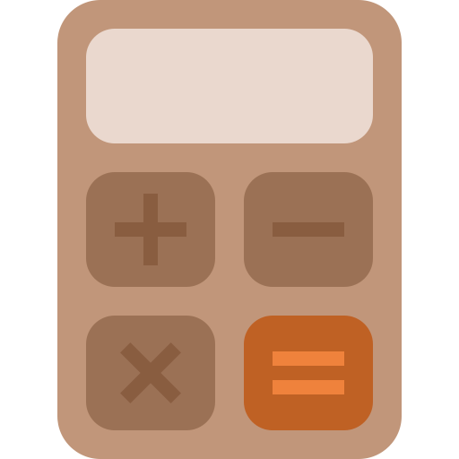 Calculator, accounting, calculate, calculation, math, school icon