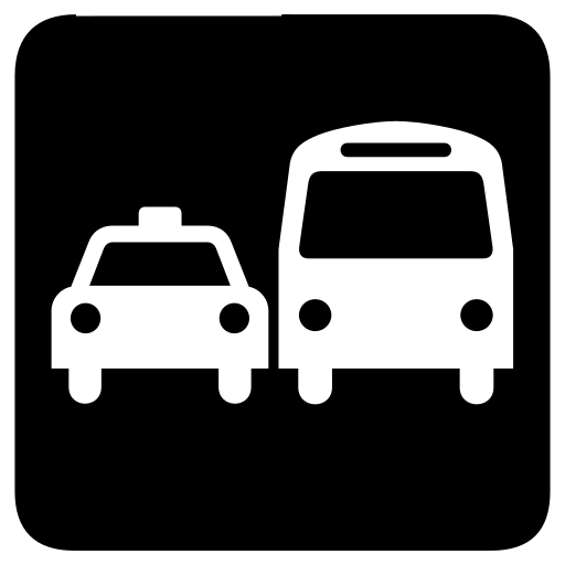 Traffic, cars, transportation, ground icon