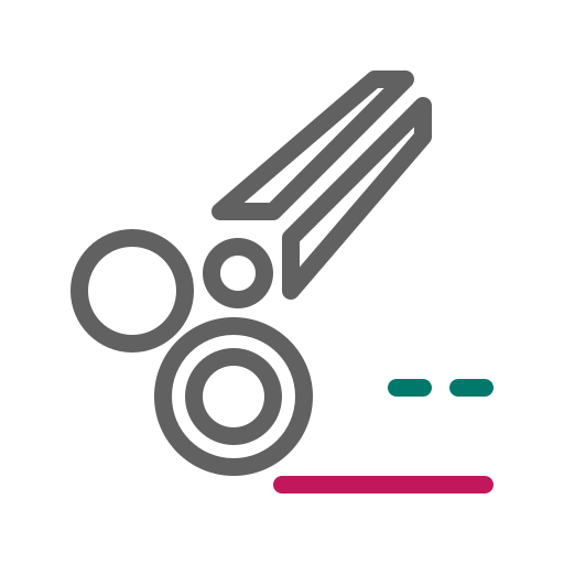 Scissor, cut, cutter, scissors, office, school icon