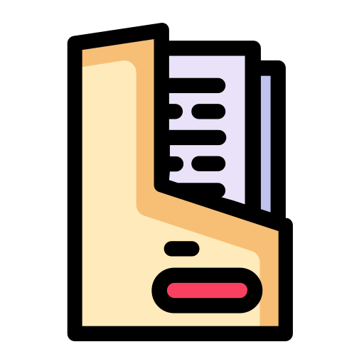 Document, business, finance, box, file, folder icon