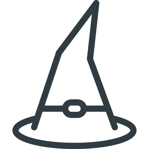 Halloween, hat, witch icon