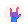 Bisexual,Flag,Hand,Rock