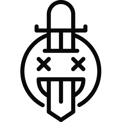 Stabbing, sword icon