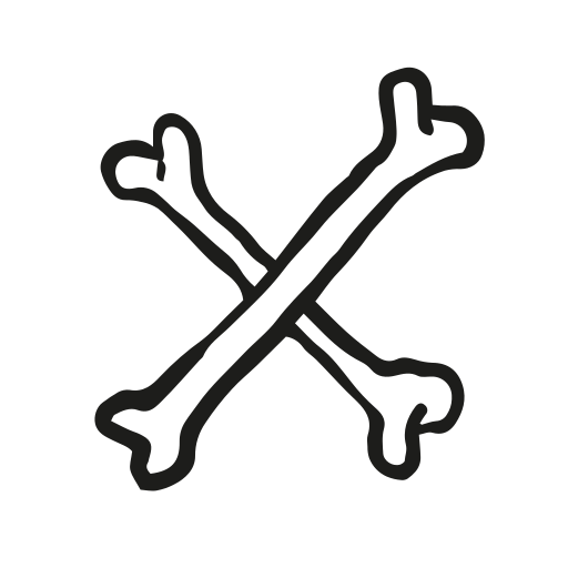 Skull, spooky, scarry, halloween, scary, bones, skeleton icon