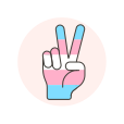 Flag,Hand,Peace,Transgender