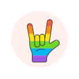 Fist,Flag,Hand,Lgbtq