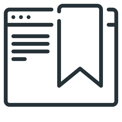 Bookmark, favorite, site, website icon
