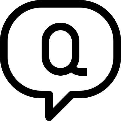 App, bubble, essential, object, question, speech, ui icon