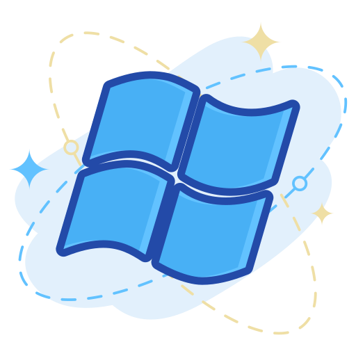 Media, social, windows icon