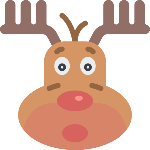 Christmas, reindeer, xmas icon
