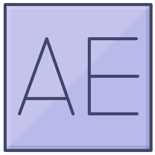 Adobe, ae, after, effects, logo icon