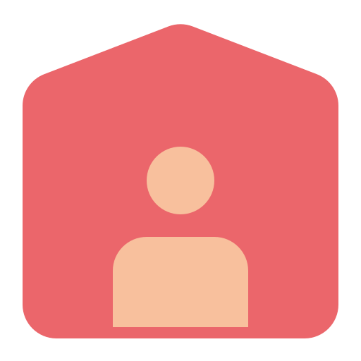 Quarantine, home, covid icon
