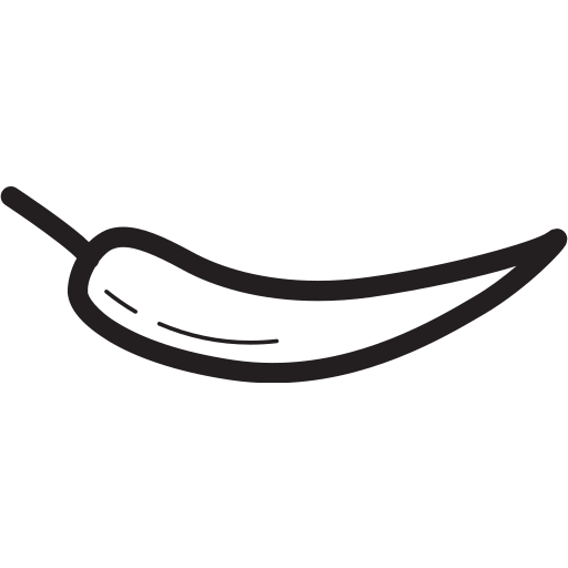 Chilli, pepper, vegetable, vegetables, veggie, veggies icon