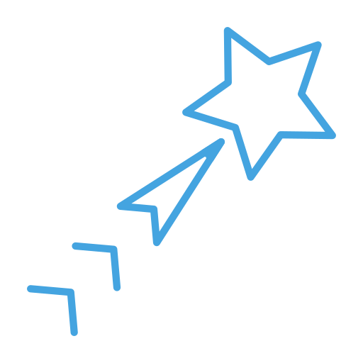 Astronomy, shoot, shooting, star, stargaze icon