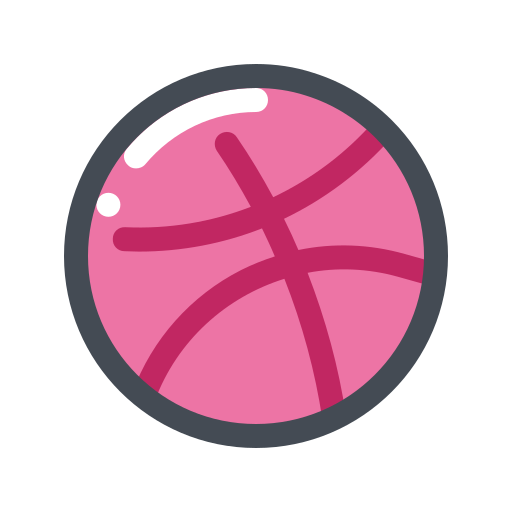 Ball, basketball, dribbble, game, logo, social, sport icon