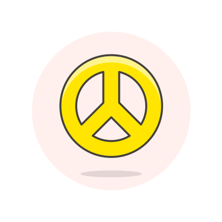 Peace, sign icon