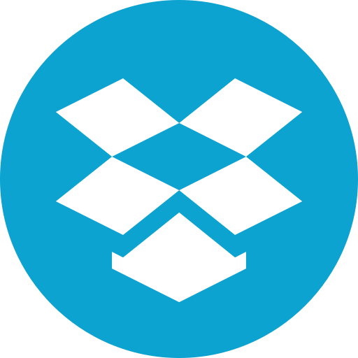 Dropbox, logo, storage, cloud, internet, network icon