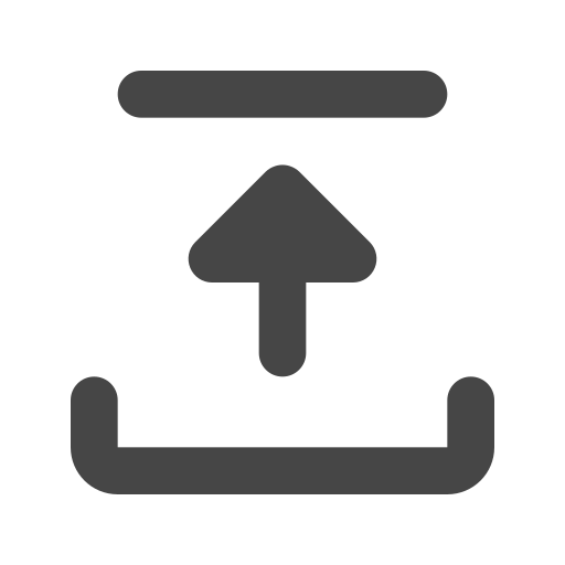 Send, upload, arrow, export, ui, up, upward icon