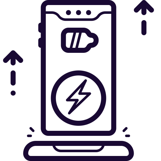 Battery, charge, charging, mobile, phone, wireless icon