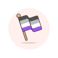 Asexual,Flag,Stick