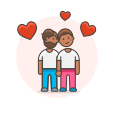 Couple,Gay,Head,To
