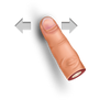 Slide,Horisontally,Gesture