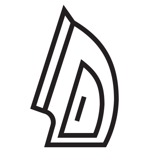Appliances, flatiron, iron icon