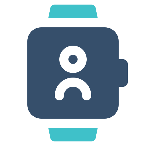 Smart, user, watch icon