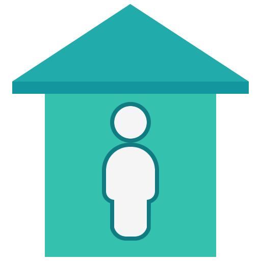 Building, estate, home, house, property, coronavirus, quarantine icon