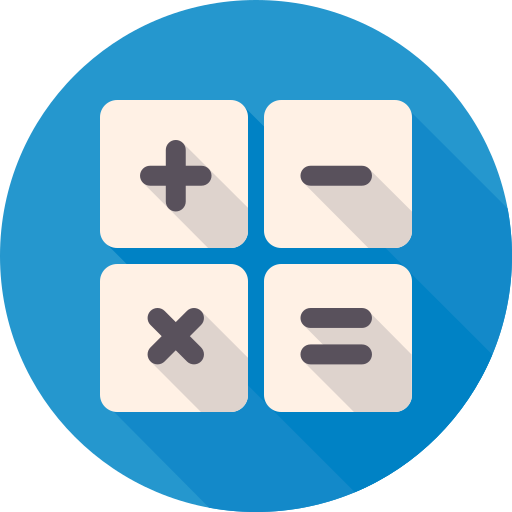 Calculation, calculator icon