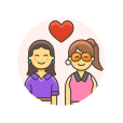 Couple,Lesbian,Love