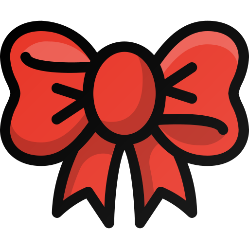 Bow, christmas, decoration, holiday, ornament, xmas icon