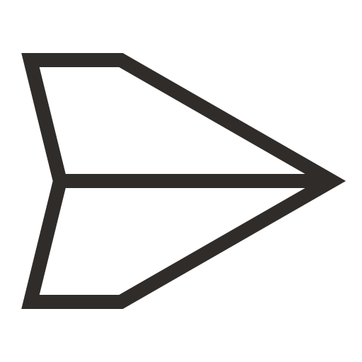Agenda, fly, plane, send, summons, communication, message icon