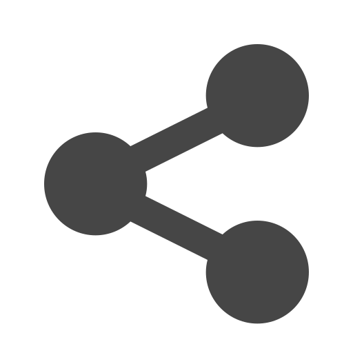 Link, share, web, send, chain, network icon