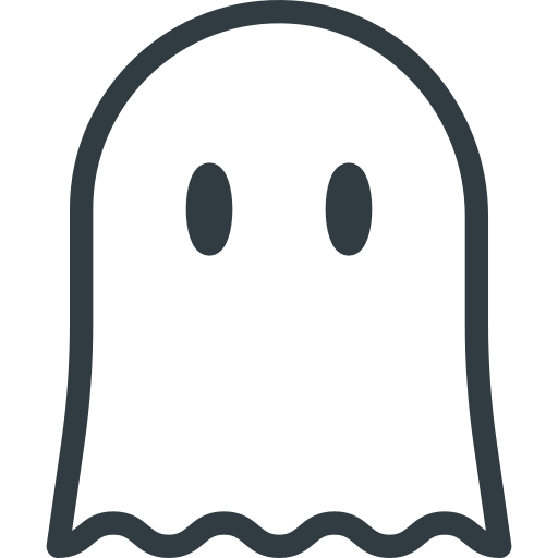 Ghost, halloween icon