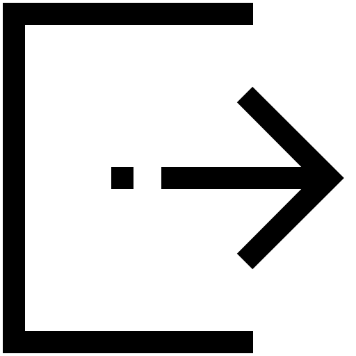 Common, door, exit, logout, out, signout icon