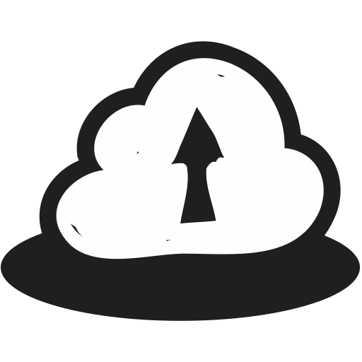 Upload, cloud, up, cloudy icon