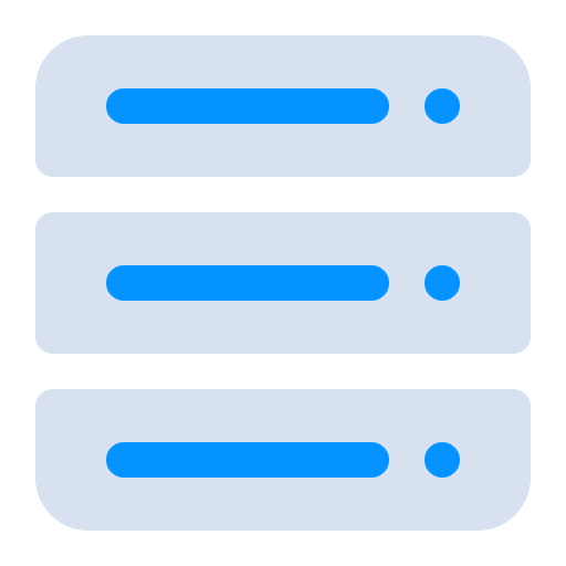 Data, hosting, information, internet, security, server, storage icon