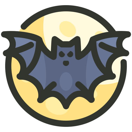 Bat, danger, halloween, horror icon