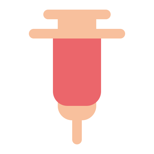Vaccine, injection, covid icon